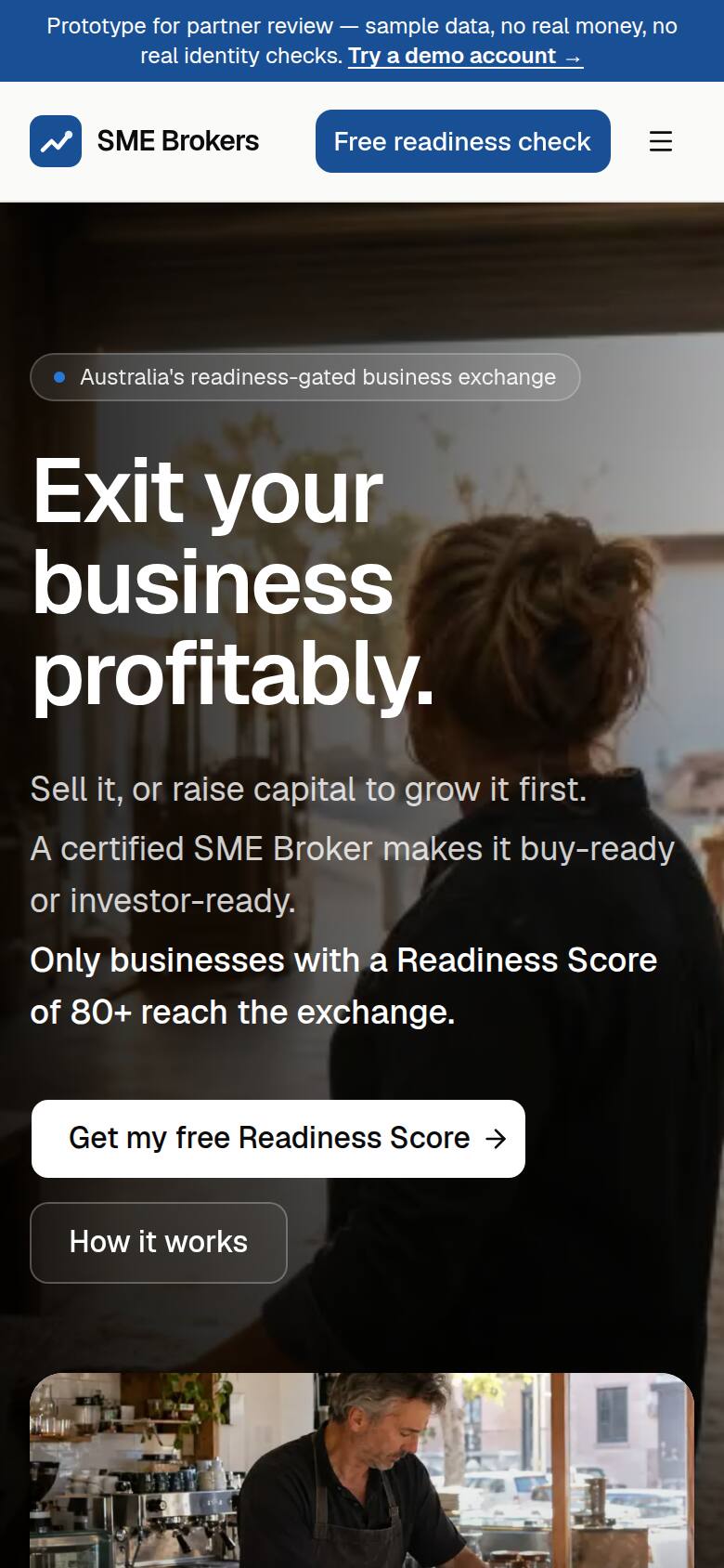 Mobile home page